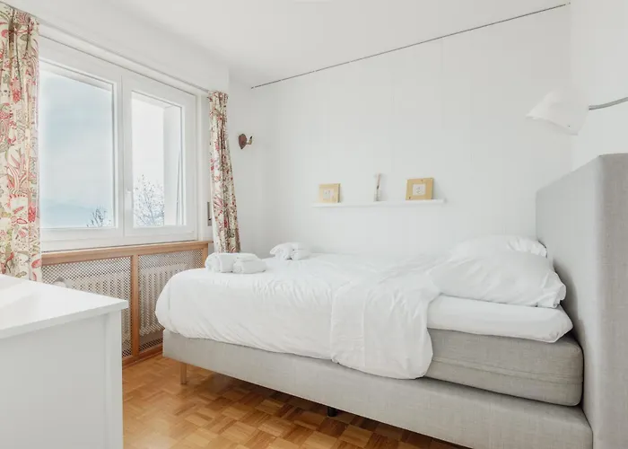 Apartman Avec Vue Spectaculaire Sur Les Montagnes Crans-Montana